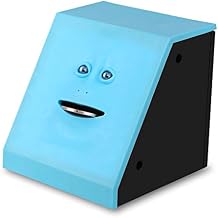 Face Bank, Face Money Eating Box Cute Facebank Piggy Bank for Coins Box Brick Automatic Money Coin Saving Bank for Children Toys Gifts Home Decoration (for up 3 Years Old)