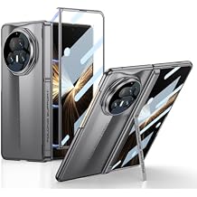 Case for Honor Magic V5, Clear Front Cover Protection Adjustable Stand Hinge Shockproof Full Body All -Inclusive Case Shell,Grey,V5
