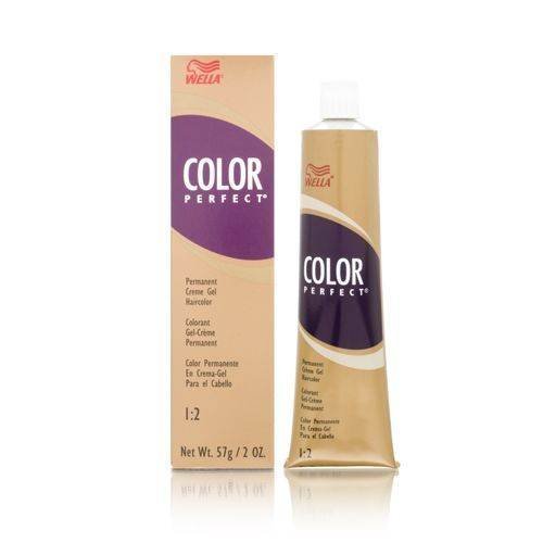 Wella Perfect Hair Color Permanent Creme Gel Tube, 6g Dark Golden Blonde, 2 Ounce