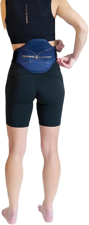 Tommie Copper BetterICE Ice Pack for Back & Shoulders - Reusable, Flexible, Leak-Free Gel Cold Compress with Adjustable Strap