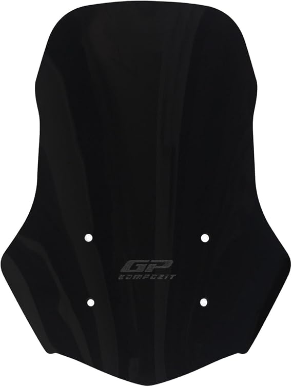 GP Kompozit Windshield Windscreen Black Compatible For Triumph Rocket 3 R / GT 2010-2025 46 cm