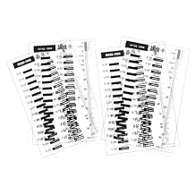 Size Estimation Chart SEC Transparancy Defects Width Measure Scratch Test (5)