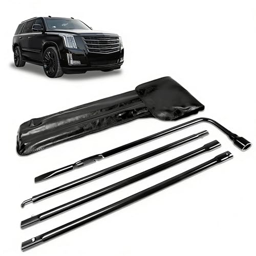 Spare Tire Tool Kit - Long-Style Lug Nuts Only Compatible with 1999-2019 Silverado Tahoe Avalanche Suburban Sierra Yukon 2002-2018 Escalade Durable Construction, Easy Installation, OEM Replacement