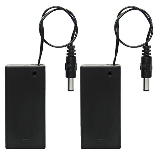 Gikfun 9v Battery Holder with ONOff Switch for Arduino Pack of 2PCS EK2107x2