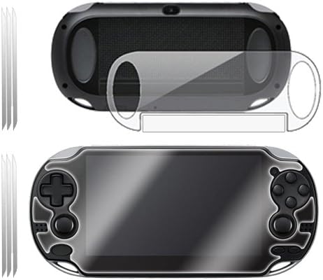 [Pack of 3] TECHGEAR Screen Protectors for PlayStation PS VITA Full Body Front & Back/Rear - Clear Screen Protectors Compatible with Sony PlayStation PS VITA (Full Body Front & Back/Rear)