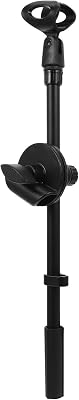 Adjustable Metal Microphone Boom Arm with Clamp Smooth Surface Mic Stand Accessory for Desk Mounting and Saxophone Performance