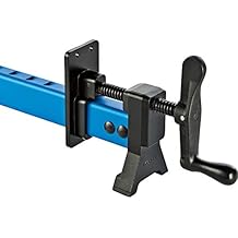 Sure-Foot 36 Bar Clamps for Woodworking - Lightweight Aluminum Bar Clamp for General Use - Built-In Clamp Hook Locks, Fits up to 3/4 Material, Stable Grip & Wide Foot