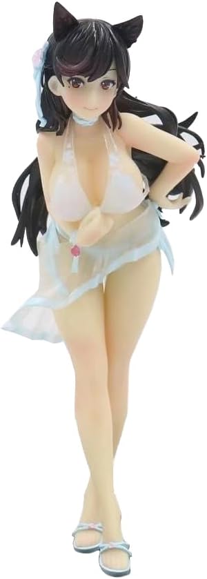 QAHEART Anime Figure IJN Atago Figure Swimwear Standing Position Removable Clothes Model Statue Ornaments
