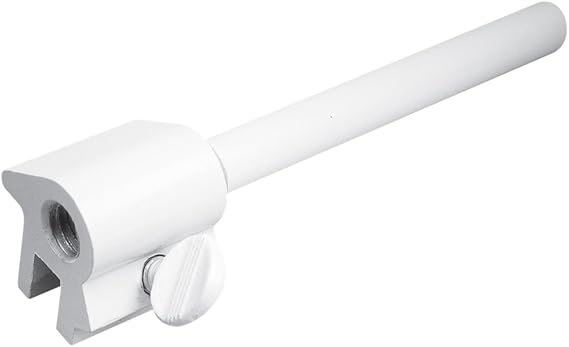 Prime-Line U 9835 3 In. Extruded Aluminum, White Reversible Sliding Window Bar Lock (Single Pack)