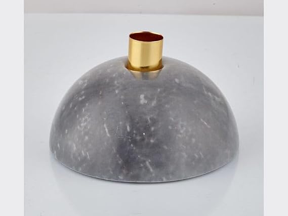 Evza Mermer Yarım Ay Altı Düz Gri 12 * 12 * 5,5 Cm
