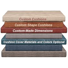 LUXUCURE Custom Size Bench Cushion,Bay Window Seat Cushion,Non Slip Washable Bench Cushion Pads,Furniture Cushions for Sofa Chaise Longue or Outdoor Patio Garden Swing Chair