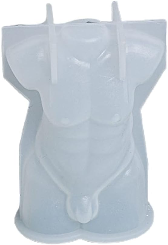 Silicone Mold Body Shape Easy Releasing Moulds Reusable Molds Silicone Texture Suitable for Crafting Projects Female Male Body Mode