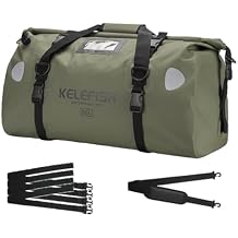 Waterproof Duffel Bag 20L 40L 66L Motorcycle Travel Dry Bag with Quick-fixed Straps for Motorcycling, Kayaking, Rafting, Boating, Camping