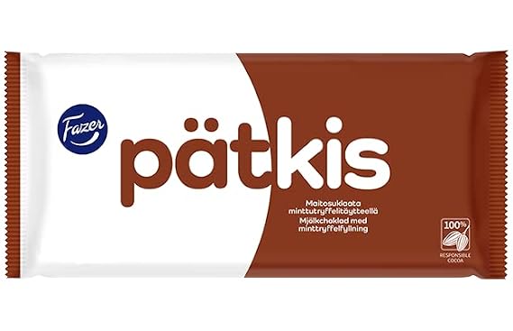 Fazer Patkis Original Chocolate 20 bars of 121g 86oz