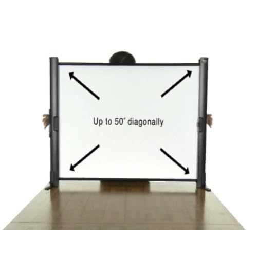 Epson ES1000 Ultra Portable Tabletop Projection Screen V12H002S4Y Black Case 45.35 by 34.5 by 2.44