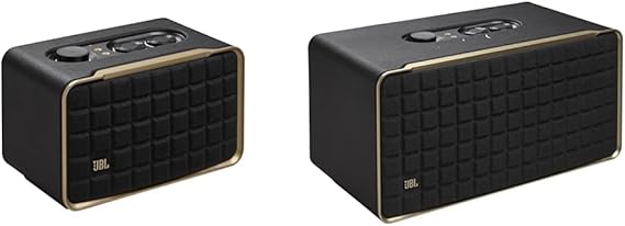 JBL Authentics 500 - Wireless Home Speaker with Bluetooth, Voice Control, and Dolby Atmos & Authentics 200 - Wireless Home Speaker, Built in Wi-Fi, Bluetooth and Voice Assistants