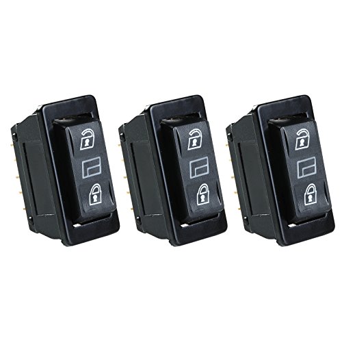 3 in 1 Universal Car DPDT Momentary Power Switch Power Door Lock Control