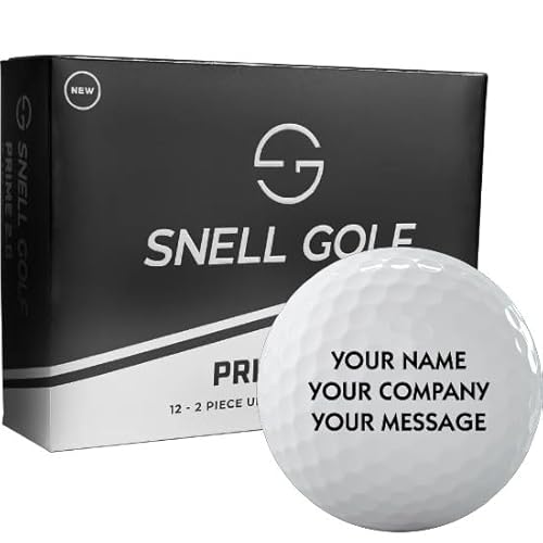 Snell Golf Prime 2.0 Personalized Golf Balls