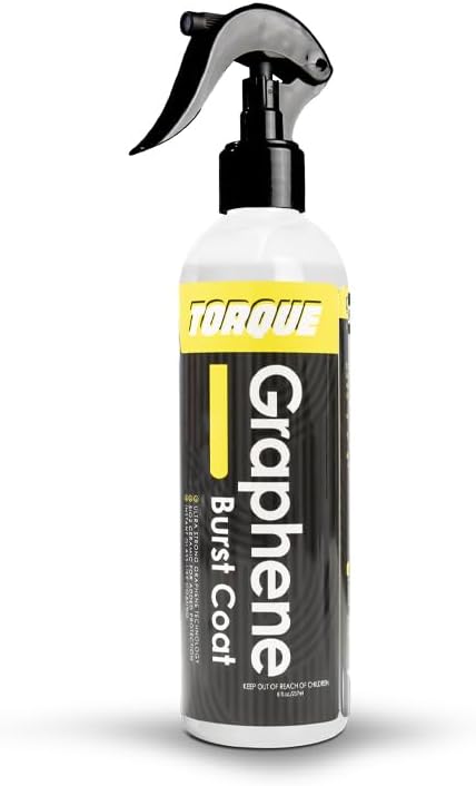 Graphene Burst Coat - Graphene Ceramic Coating Spray - Superior Protection & Showroom Shine - DIY Application in Minutes, Lasts for Over A Year (8 oz)