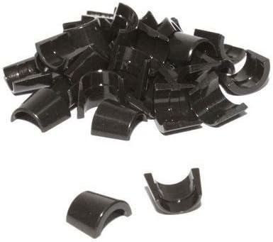 COMP Cams 648-16 Machined Steel Set of 16-7 Degree, 11/32", Single Groove Race Locks , Black