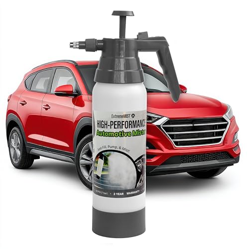 ExtremeMIST High-Performance Automotive Sprayer - Handheld Pump Sprayer for Interior & Exterior Detailing - Portable Mister with Adjustable Nozzle - Continuous Ultrafine Mister for Car Washing - 20 Oz