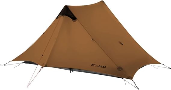 3F UL Gear Lanshan Ultralight Tent 4-Season Camping Tent, Ideal for Camping in The Garden,Outdoor Lightweight Camping Shelter and Hiking Tent
