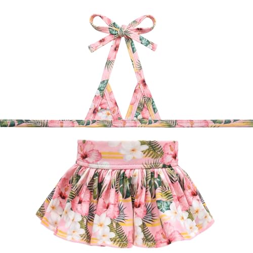 CuteBone Dog Bikini Dress, Stylish Swimsuit Costume for Small Dogs, Comfortable & Adjustable Puppy Bathing Suit, Soft Outfit Pet Apparel for Beach, Pool and Summer Fun DB45S