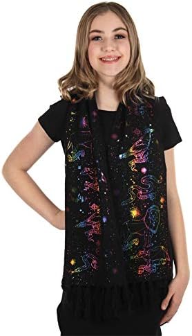 elope Harry Potter Hogwarts House Constellation Knit Scarf - Officially Licensed Wizarding World Winter Scarf