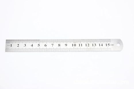 Y H M 6 Inch Stainless Steel Ruler 150mm Straight Ruler Metric Ruler