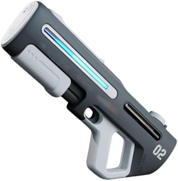 Fully Automatic Electric Pulse Water Gun with LightHigh Capacity × Super Strong 70m Range! High-Speed Burst & 2WAY Water Supply for Instant Water Injection. LED Illumination for Improved
