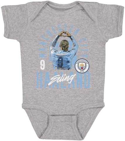 500 LEVEL Erling Haaland Manchester City One-Piece Infant Bodysuit - Erling Haaland Manchester City Arch