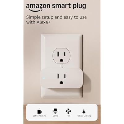 Amazon Smart Plug, Works with Alexa, Simple Setup, Endless Possibilities