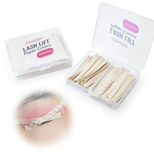 Lash Lift Perm Paper 1000PCS Disposable Lash Lift Paper Strips, Eyelash Lift Perm Supplies Lashes Lift Tools for Salon Lash Tech White