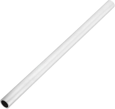 MECCANIXITY 6063 Aluminum Tubing Round Tube 0.9825mm OD x 0.7519mm ID 18457.2mm Length Metal Straight Pipe for Industrial, DIY Craft, Furniture, Decoration, Silver