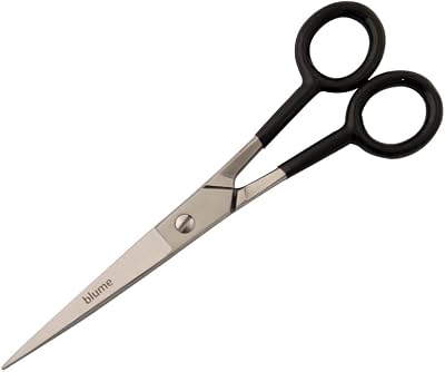 Scissors-Hair CuttingHairdressingBarber SalonHairdressers Stainless Steel Scissors for Men Women and Children -Barber Hair Cutting Professional Super Cut -PVC Grip Stainless Steel Black