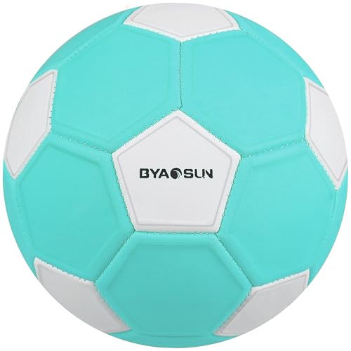 Curve Soccer Ball Size 4, Swerve Soft Balls for Outdoor and Indoor,Size 4 Soccer Ball for Boys and Girls