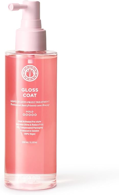 Maria Nila Gloss Coat, Heat-activated Smoothing treatment, For Long-lasting shine, Frizz control, Humidity protection