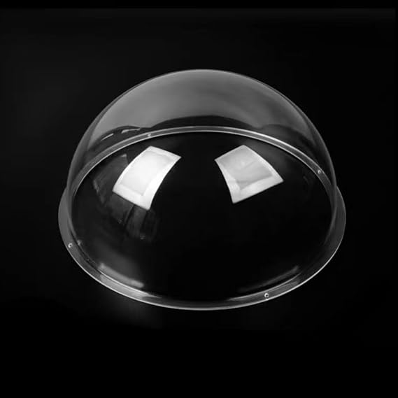 LOTOWELZON 2in Clear Acrylic Camera Dome Security Cover ID50mm*H27mm/2*1in | Replacement Indoor/Outdoor Protective Mini Hemisphere CCTV Surveillance Camera Dome Housing Cover, 4 Holes Window Skylight
