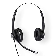 Snom Technology A100D Wired Binural Headset With Qd Rj9