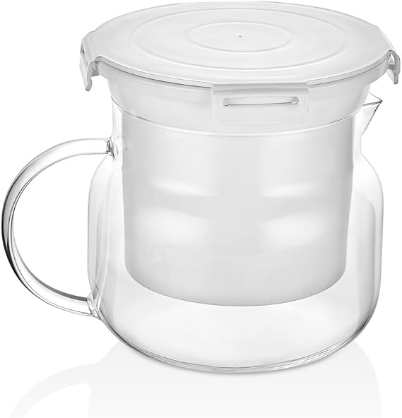 Vip Ahmet Borasilicate Glass Yogurt Strainer, 2.2 lt