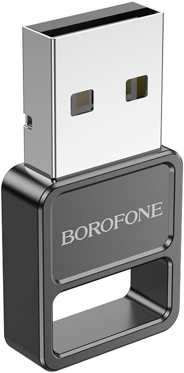 Coverzone Bluetooth 5.1 Mini USB Adaptör 2.4GHz Kablosuz Alıcı Dongle – Bilgisayar ve Laptop İçin Bluetooth Dönüştürücü, 3.0 Mbps Hız, Kulaklık Klavye Mouse Hoparlör Bağlantı Borofone | DH8