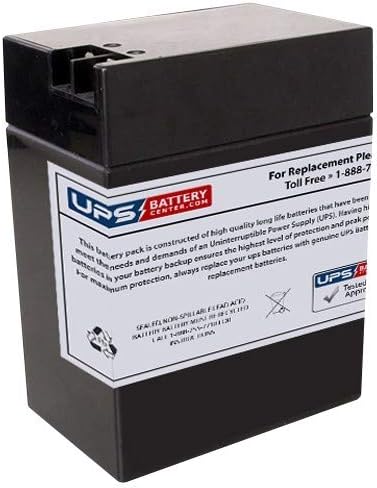 Exide 6V 12Ah Powerfit ES12-6 Comaptilble Replacement Battery by UPSBatteryCenter