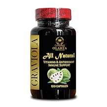 Graviola Extract - Graviola Leaf Extract, Plant-Based antioxidants, Promotes Healthy Aging, Immune Support Supplement, Superfood antioxidants - 1 Bottle 100 Capsules