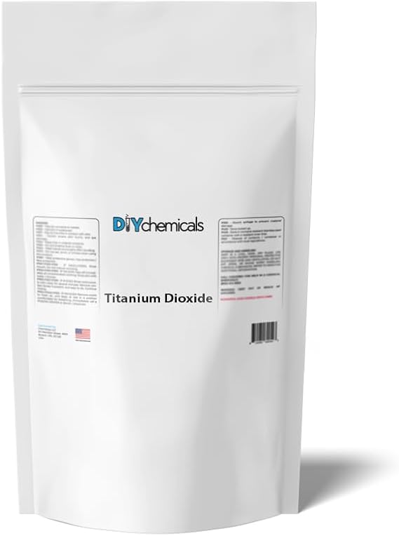 | Titanium Dioxide | High Purity Pigment Powder for Paints, Coatings, Plastics & Ceramics | Excellent Opacity, Brightness & UV Resistance | Industrial Grade, 2 lbs