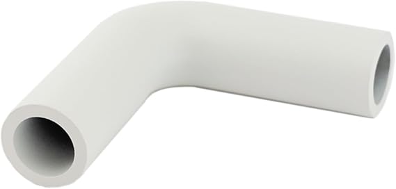Deckorators 90-Degree Aluminum Corner Handrail - Textured White