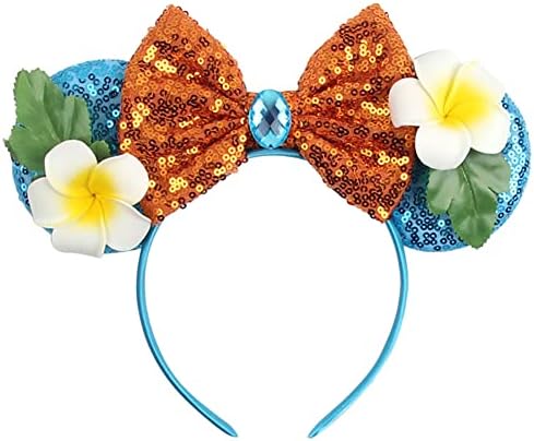 Girls Moana Dress Up Accessories - Necklace, Headband, Costume Accessories for Halloween, Christmas Party Favors for Kids