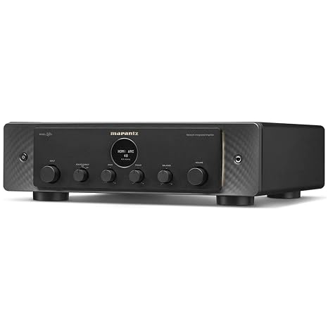 Marantz MODEL 40n Integrated Stereo Amplifier with Streaming Built-In (Black)