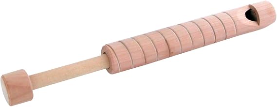 Schylling Wooden Slide Whistle - Classic Kids Instrument - All Wood Construction, Durable, Musical Toy for Children - Ages 3 and Up - One Whistle