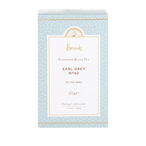 Harrods London. No. 42 Earl Grey, 50 Tea Bags 125g 1 Pack USA