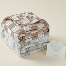 Muslin Baby Blanket 2-Pack Gentle Touch, Always Within Reach, for Peace of Mind.